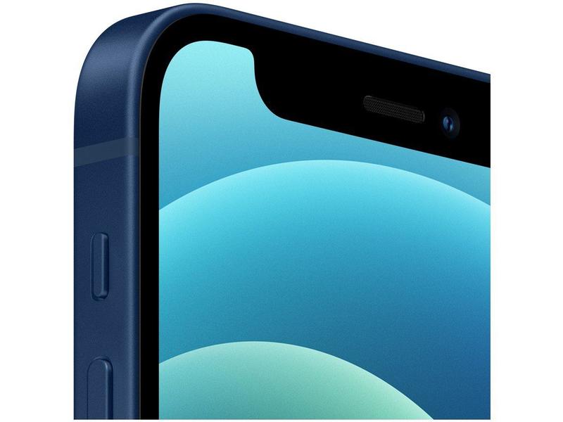 iPhone 12 Mini Apple 64GB Azul 5,4” - Câm. Dupla 12MP iOS - iPhone